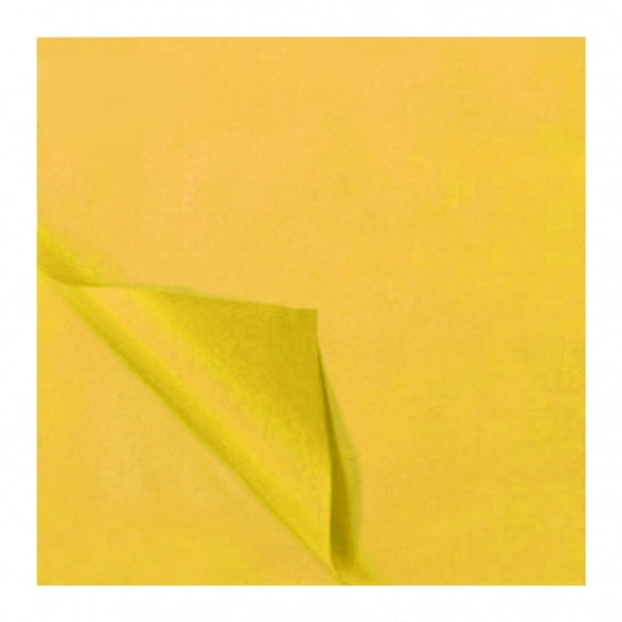 zijdevloeipapier 5 vellen 50 x 70 cm geel