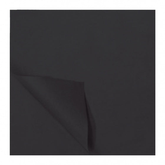 zijdevloeipapier 25 vellen 50 x 70 cm zwart