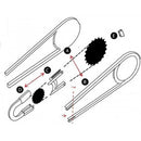 Chainglider Hebie voor 18 tands Bosch E-bike