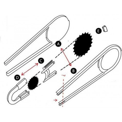 Chainglider Hebie voor 18 tands Bosch E-bike
