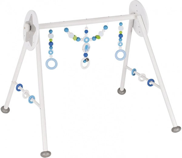 baby-gym Olifant 63 x 55 x 53 cm wit/blauw