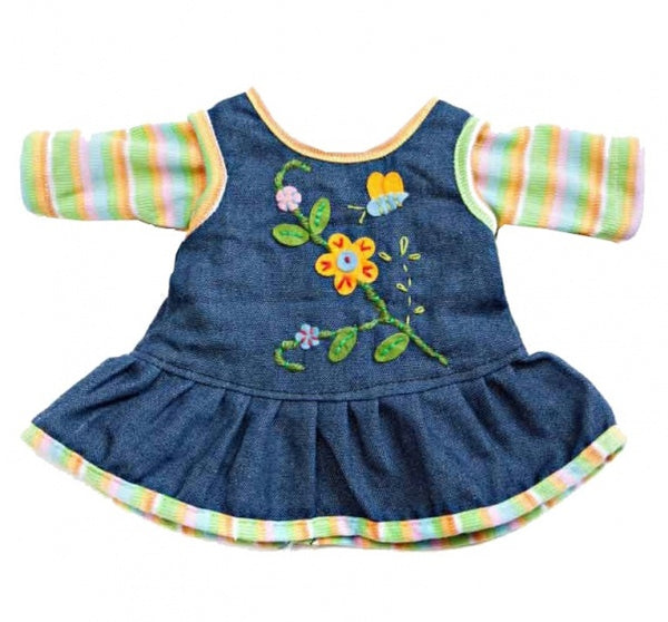 poppenjurk blauw 28-33 cm