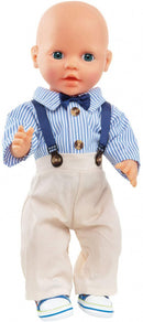 poppenkleding trouwpak met vlinderdas 35-45 cm 3-delig