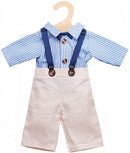 poppenkleding trouwpak met vlinderdas 35-45 cm 3-delig