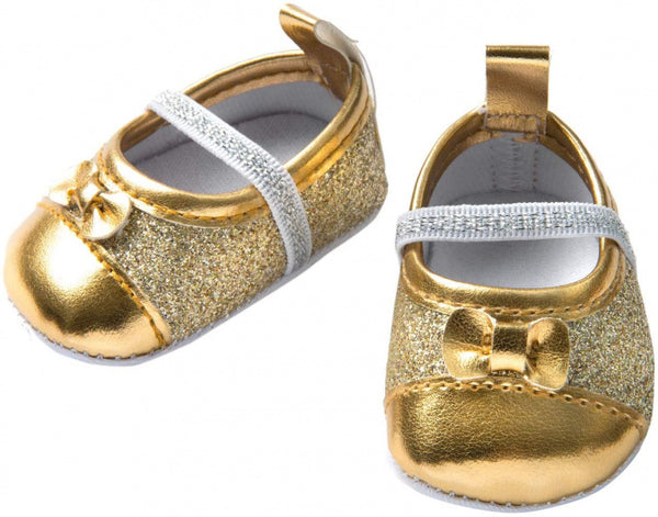 Poppenballerina's Glitter - Goud, 38-45 cm