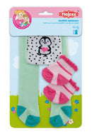 poppensokken en panty pinguïn polyester groen 28-35 cm