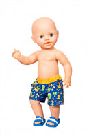Poppen Zwembroek Dino, 28-35 cm