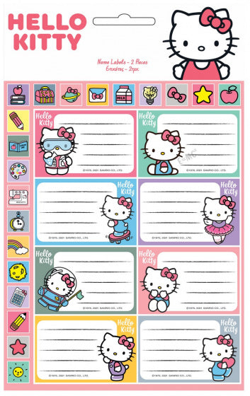 etiketten glitter junior 16 stuks