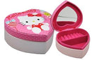 sieradendoosje meisjes fluweel 12 x 11 cm roze