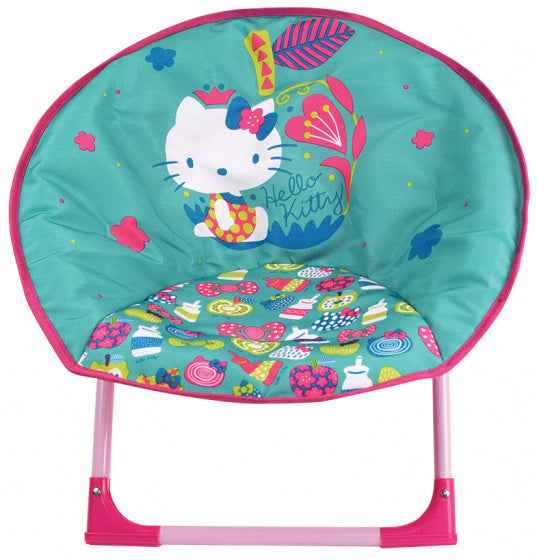 vouwstoel junior 47 x 54 cm polyester turquoise/roze