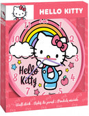 wandklok meisjes 25 cm roze