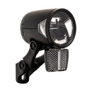 Koplamp Herrmans H-Black MR8 dynamo - aan/uit functie -met houder - 180 lumen
