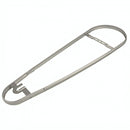 kettingkastframe 28 inch voor lakdoek 68 x 22 cm zilver