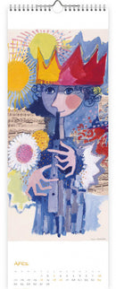 wandkalender 2022 Rosina Wachtmeister 69 x 24 cm papier