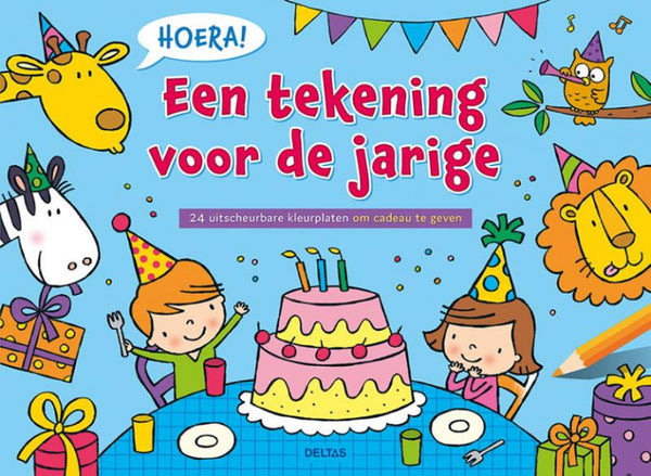 Hoera! Een tekening voor de jarige