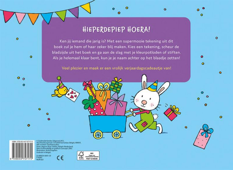 Hoera! Een tekening voor de jarige