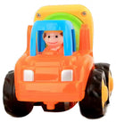 bouwvoertuigen cementwagen 7,5 cm jongens oranje/groen