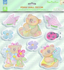 muurdecoratie foam Bear Brothers junior 8 stuks