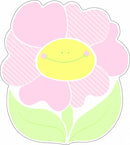 muurdecoratie foam Bloemen junior 3 stuks