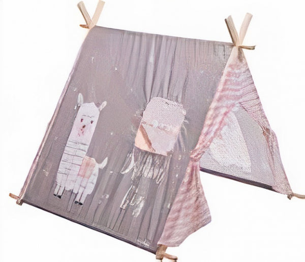 speeltent junior 106 x 101 cm polyester roze