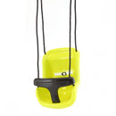 baby schommelzitje 45 x 35 x 35 cm zwart/geel