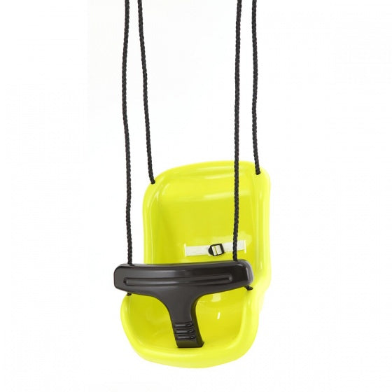 baby schommelzitje 45 x 35 x 35 cm zwart/geel