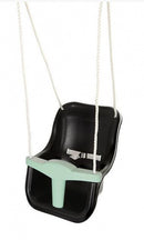 baby schommelzitje 55 x 36 x 38 cm zwart/groen