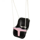 baby schommelzitje 55 x 36 x 38 cm zwart/roze