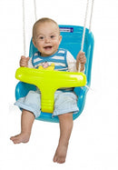 baby schommelzitje 55 x 36 x 38 cm tuquoise/lime