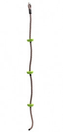 klimtouw met schijven 200 cm lime