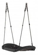 nestschommel 167 x 71 x 6 cm polyester zwart