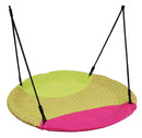 nestschommel junior 100 cm polyester geel/roze