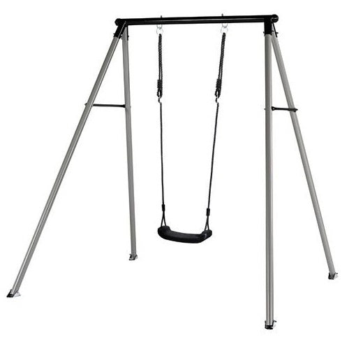 enkele schommel Solo 172 x 185 cm staal zwart/zilver