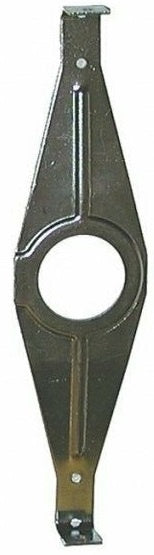 kettingscherm bevestigingsbeugel 220 x 35 mm 46T zilver