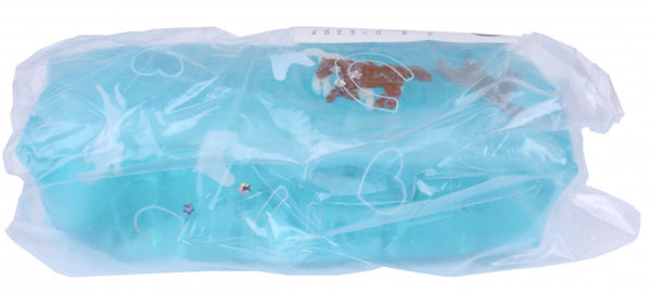 glibberspeelgoed paarden 13 cm blauw