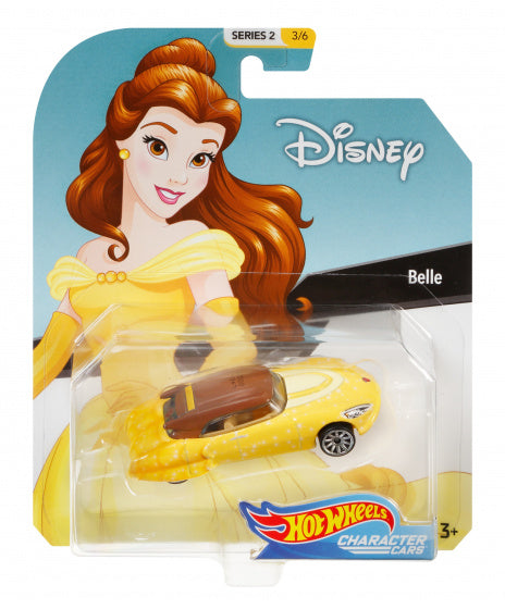 auto Disney Character Belle junior 7,8 cm staal geel