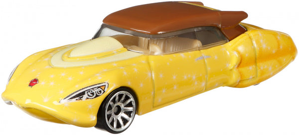 auto Disney Character Belle junior 7,8 cm staal geel