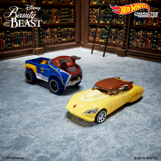 auto Disney Character Belle junior 7,8 cm staal geel