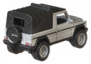 auto Mercedes G-klasse '91die-cast 1:64 zilver/zwart