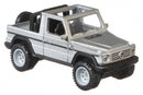 auto Mercedes G-klasse '91die-cast 1:64 zilver/zwart