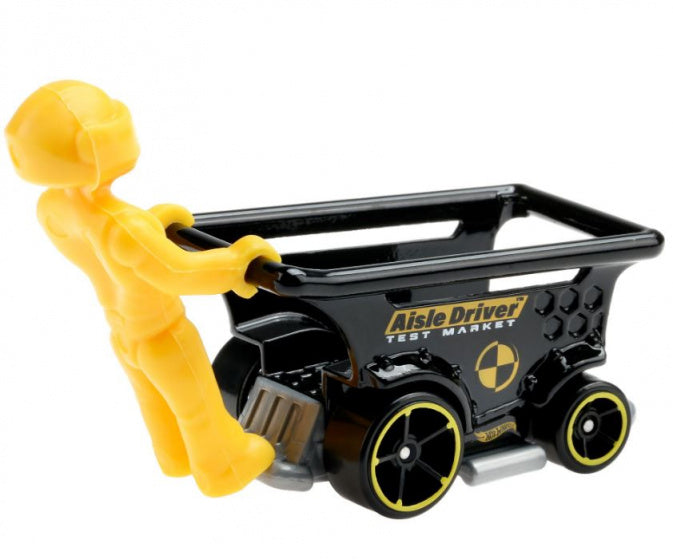 auto Aisle Driver die-cast 1:64 zwart/geel