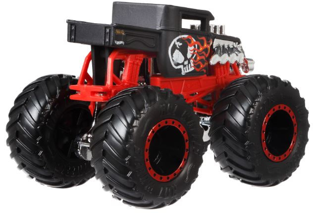 monstertruck Bone Shaker 9 cm diecast rood 2-delig