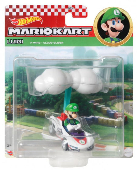 racebaanauto Mario Kart Luigi 1:64 diecast groen