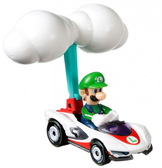 racebaanauto Mario Kart Luigi 1:64 diecast groen