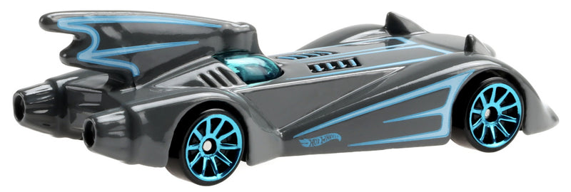 speelgoedauto DC Batmobile 7,5 cm staal zwart/blauw
