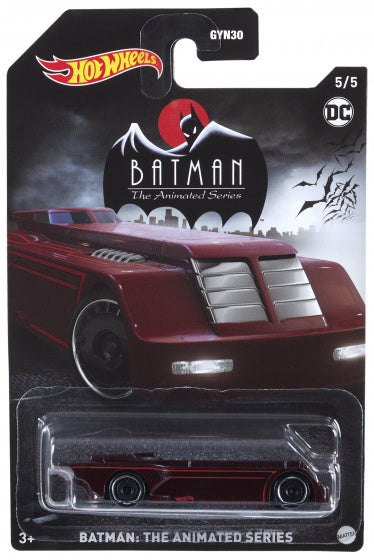 speelgoedauto DC Batmobile 7,5 cm staal bruin/rood
