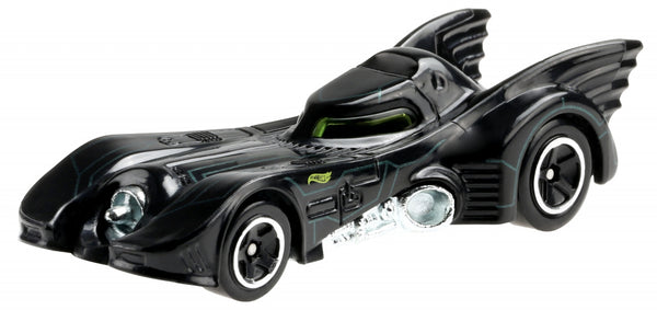 speelgoedauto DC Batmobile 7,5 cm staal zwart