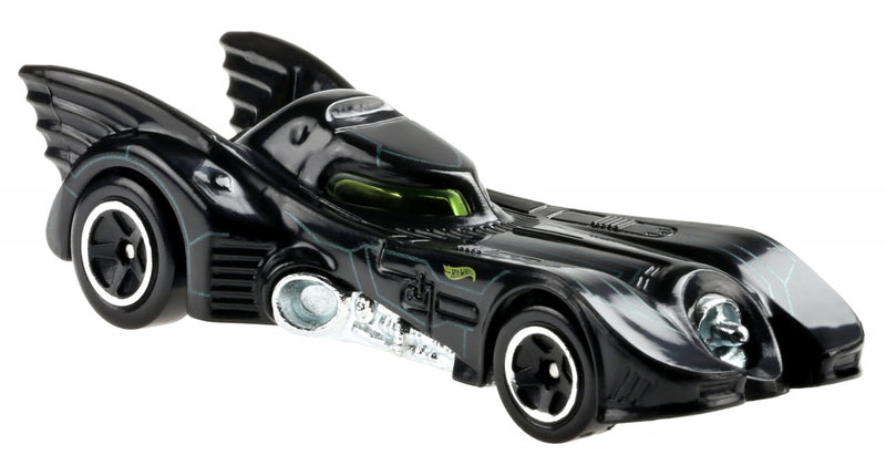 speelgoedauto DC Batmobile 7,5 cm staal zwart