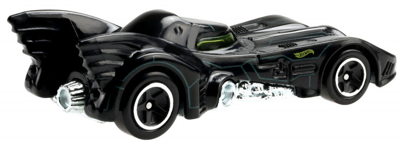 speelgoedauto DC Batmobile 7,5 cm staal zwart