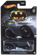 speelgoedauto DC Batmobile 7,5 cm staal zwart